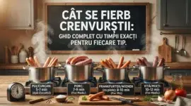 Cât se Fierb Crenvurștii Ghid Complet cu Timpii Exacți pentru Fiecare Tip