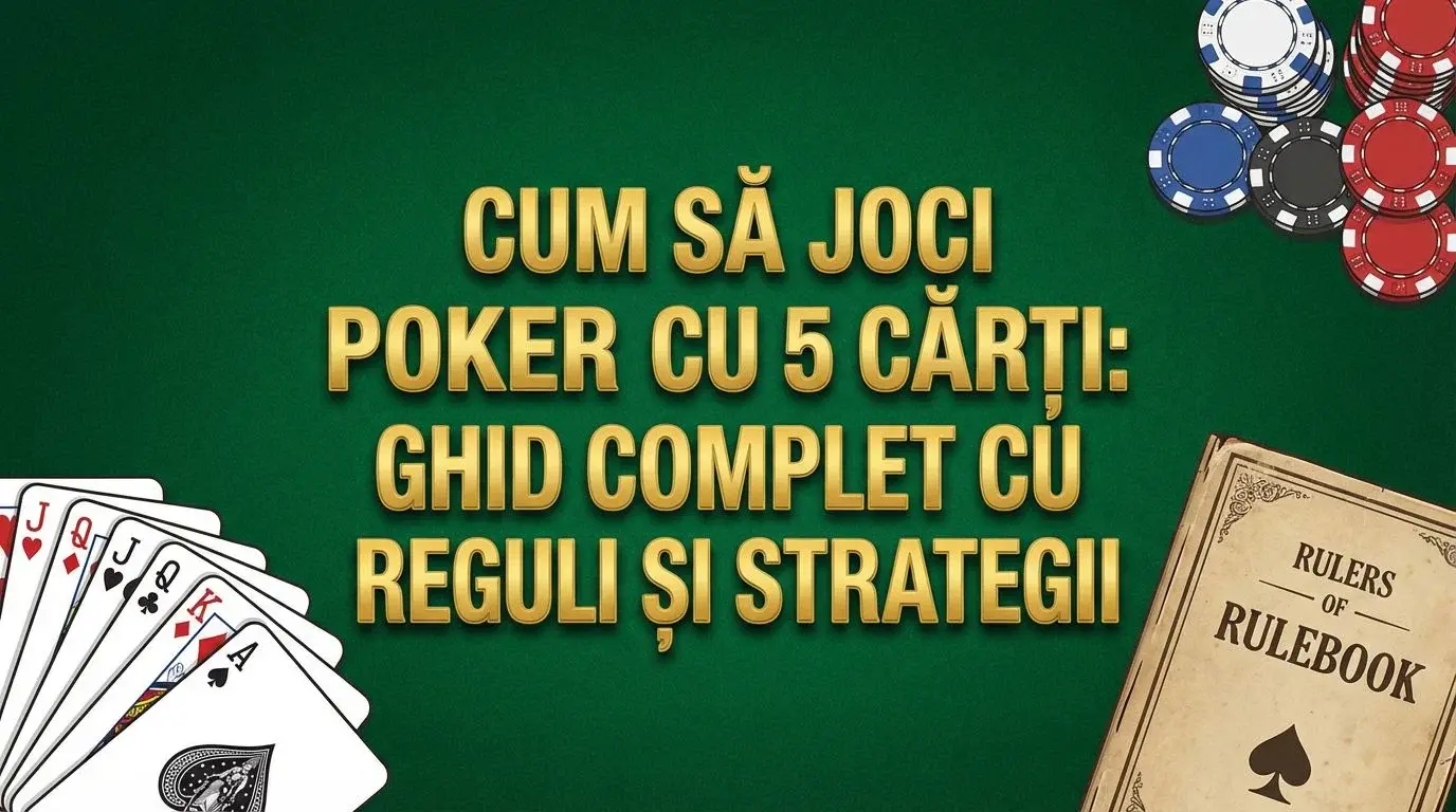 Cum să Joci Poker cu 5 Cărți: Ghid Complet cu Reguli și Strategii (2026)
