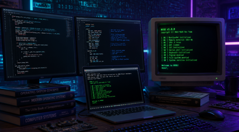 Cum să construiești un sistem de operare de la zero - Ghid x86 QEMU bootloader